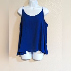 Women's sheer flowy adjustable top